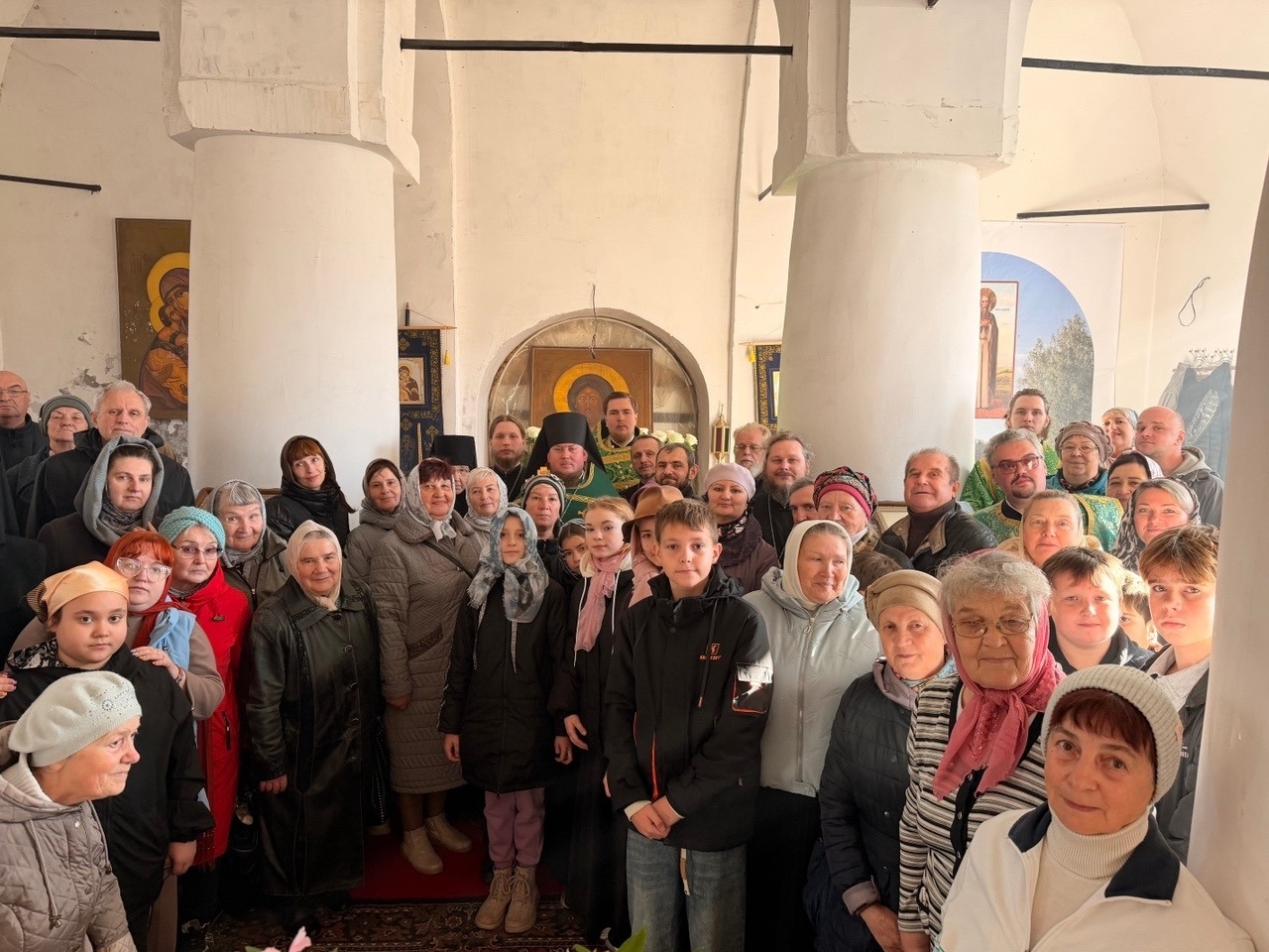 В погосте Мёдуши состоялось соборное богослужение в день памяти праведного Карпа Мёдушского